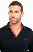 Polo manches longues Brique