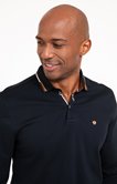 Polo manches longues Brique
