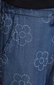 Pantalon lyocell motif fleur