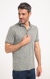 Polo manches courtes Olive