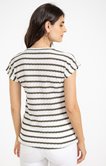 Tee-shirt rayé à manches courtes