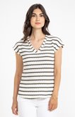 Tee-shirt rayé à manches courtes