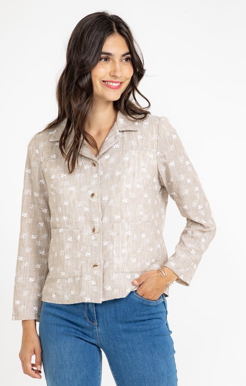 Veste doublée à poches