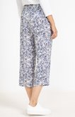 Pantalon large en crépon imprimé
