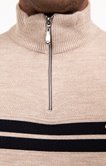 Pull col montant Miel