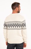 Pull col rond Jacquard