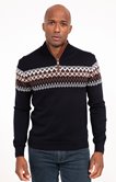Pull col montant jacquard Mark
