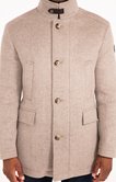 Manteau mi-long double fermeture Mandel
