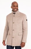Manteau mi-long double fermeture Mandel
