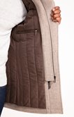 Manteau mi-long double fermeture Mandel