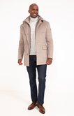 Manteau mi-long double fermeture Mandel