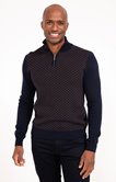 Pull col montant jacquard Fantaisie