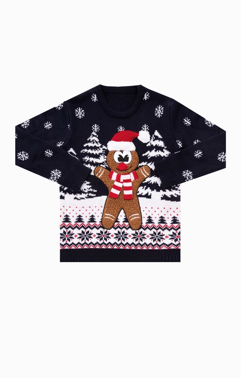 Pull Noël enfant Biscuit