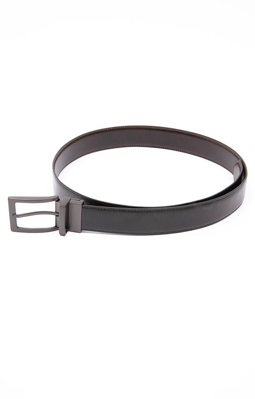 Ceinture boucle 35mm surpiqûre camel