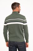 Pull col montant rayé Forest