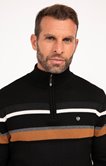 Pull col montant rayé Jamin