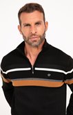 Pull col montant rayé Jamin