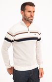 Pull col montant rayé Lighty