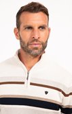 Pull col montant rayé Lighty