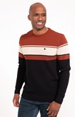 Pull col rond rayé Pavy