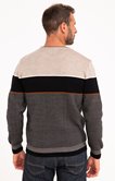 Pull col rond rayé Mocky
