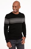 Pull col rond rayé Ruche