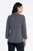 Chemise rayée imprimée