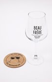 Coffret verre à vin beau frère
