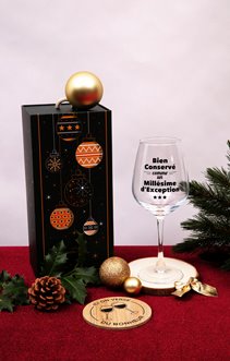 Coffret verre à vin conservé