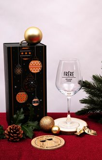 Coffret verre à vin frère