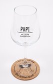 Coffret verre à vin papi