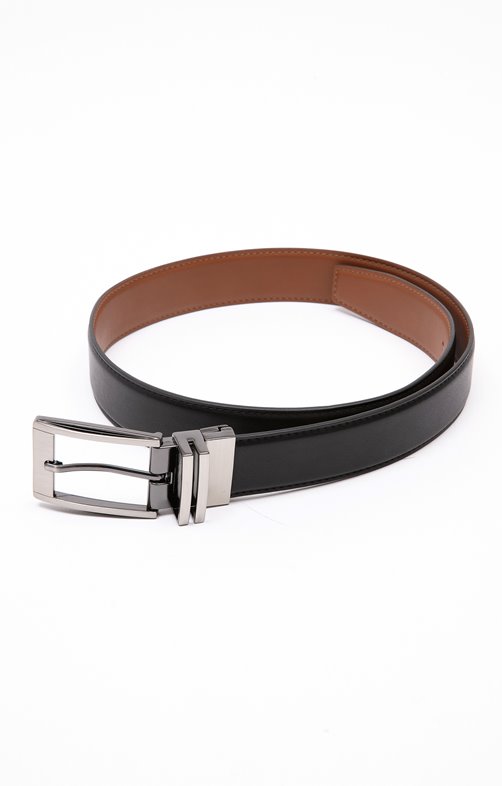 Ceinture en polyuréthane homme boucle