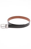 Ceinture en cuir réversible à boucle