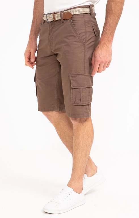 Bermuda cargo avec ceinture