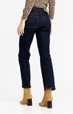 Pantalon denim brut large pont