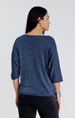 Pull maille brillante
