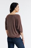 Pull maille brillante