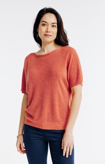 Pull avec brillance all over