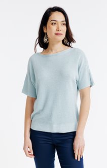 Pull avec brillance all over