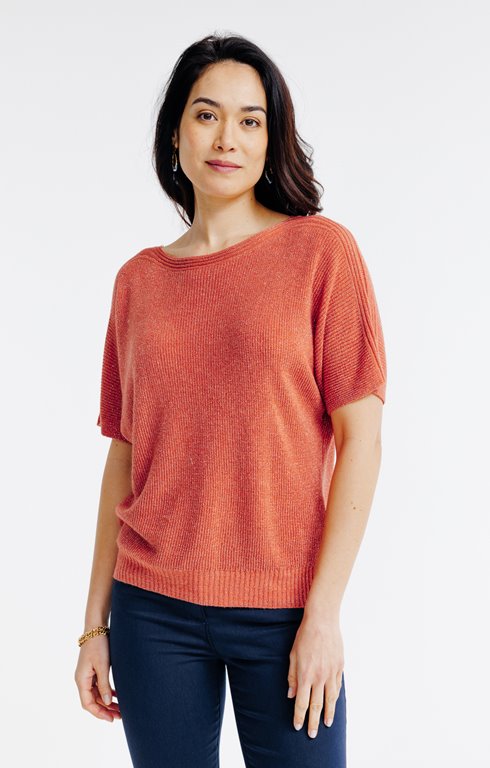 Pull avec brillance all over