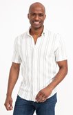 Chemise manches courtes Crepstripes