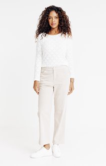 PANTALON EN MAILLE VELOURS