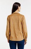 CHEMISE AVEC POCHES EN SUEDINE