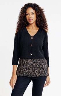 Tunique effet 2-en-1