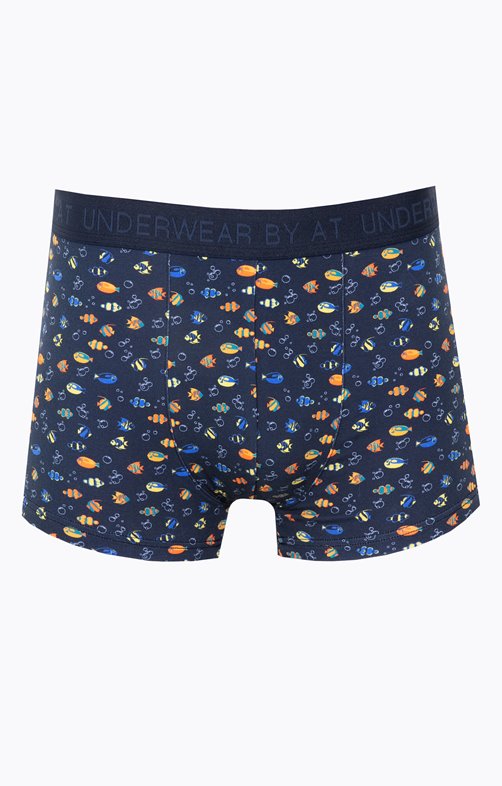 Boxer imprimé fish