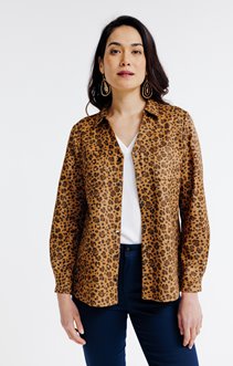 CHEMISE SNAPS IMPRIME LEOPARD