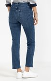 Pantalon denim coupe droite boutons