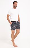 Short de bain perroquet court