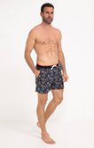 Short de bain perroquet court