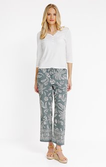 Pantacourt imprimé avec base